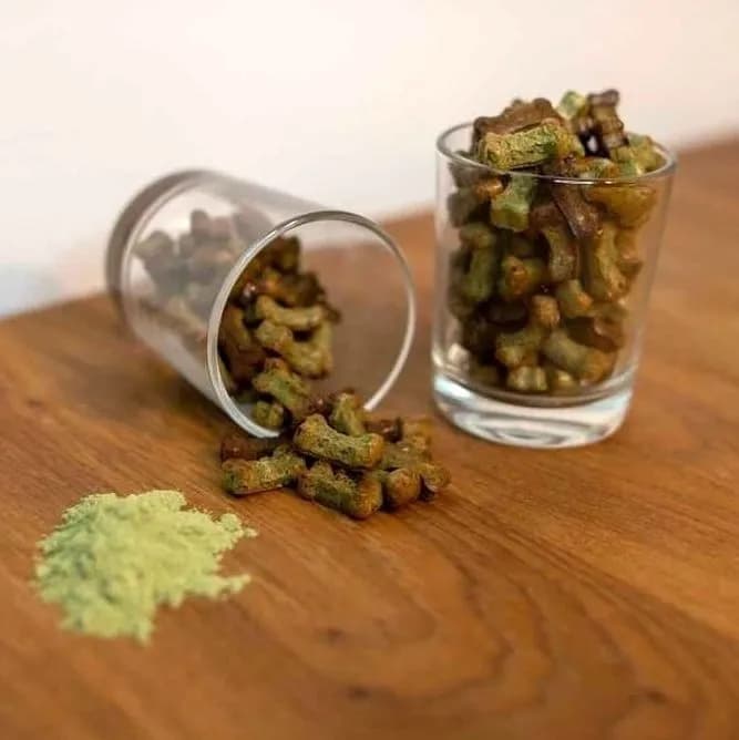Grüne Hanf-Leckerlis
