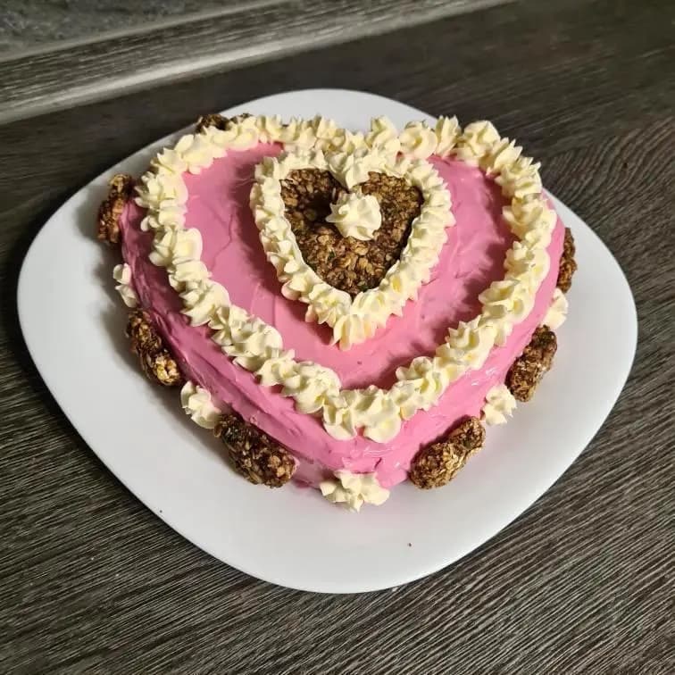 Pinke Hundetorte