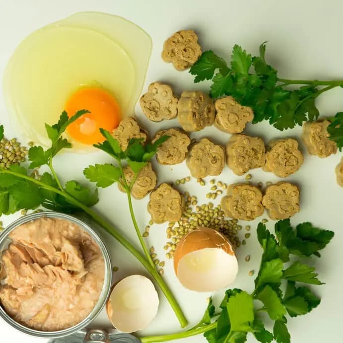 Thunfisch-Buchweizen-Kekse