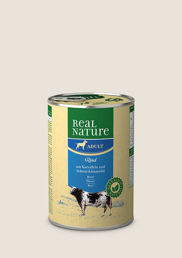 Original Adult Rind mit Kartoffeln von Real Nature